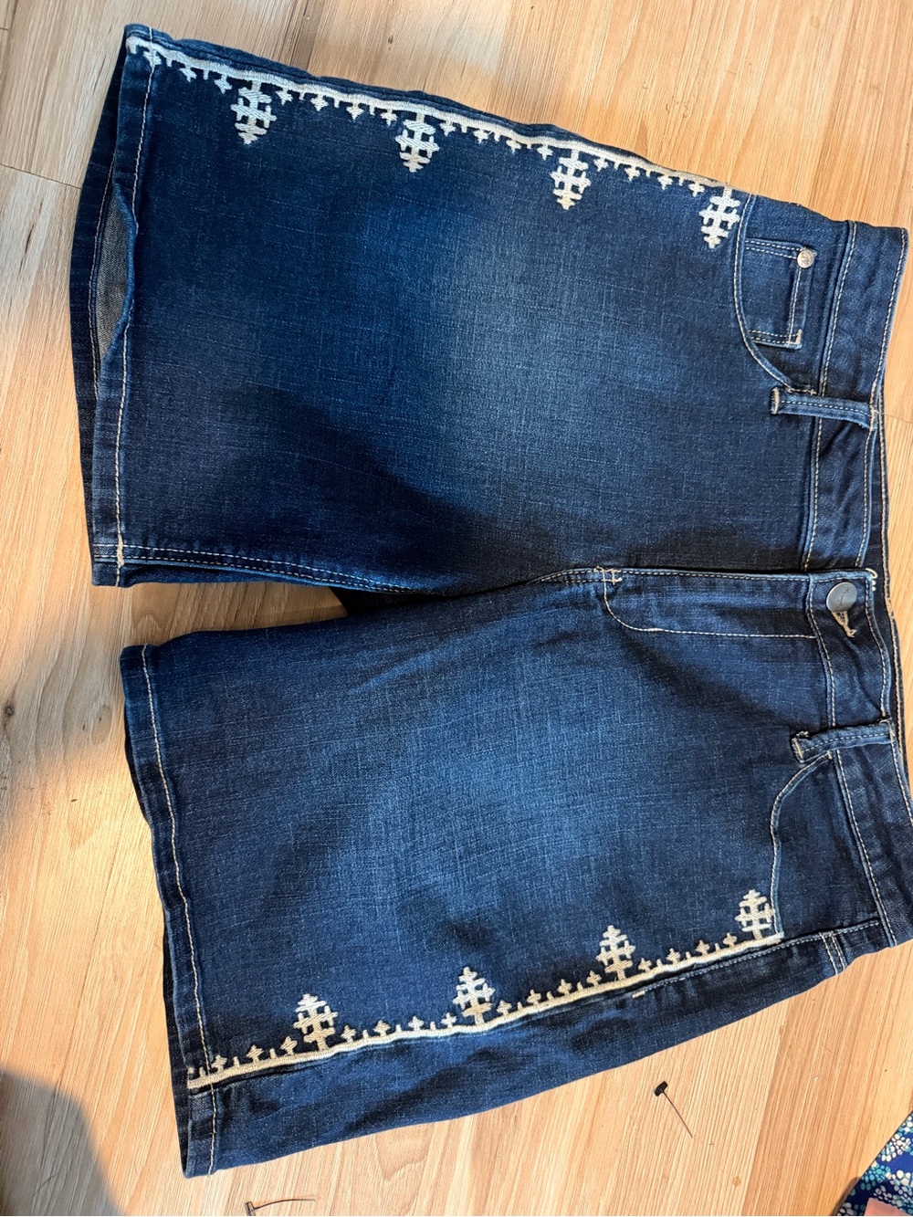 Wrangler Navy Denim Waistband with White Script